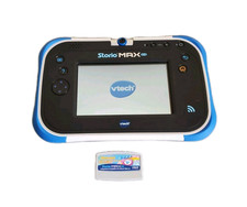 VTech Storio Max 2.0 Tablette Éducative Enfant Réinitialisée TBE Blanc Bleu