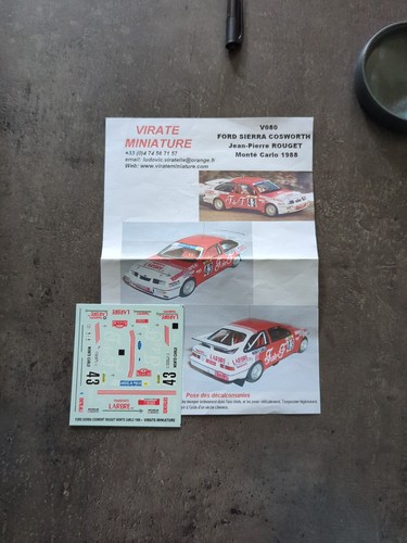 Decal ford sierra - 1/43,