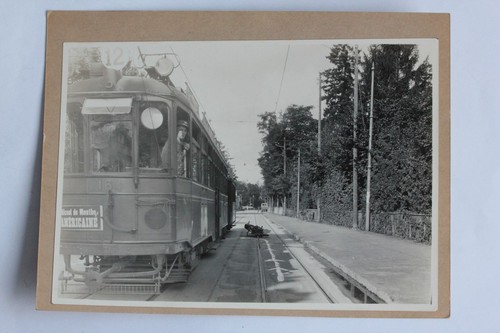Photographie accident tramway - accident,