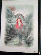 rare lake como LCCAF exclusive print signed by luis royo