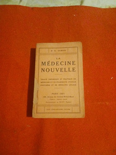 Livre médecine nouvelle - médecine, dr
