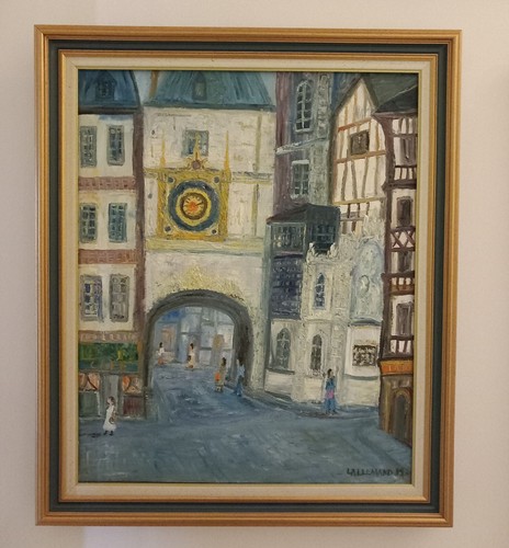 Tableau huile sur - toile, signé