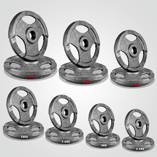 Tri grip cast iron - iron, olympic
