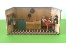 ANTIQUE TOY - CHARMING SMALL KITCHEN - DOLLHOUSE - 25CM