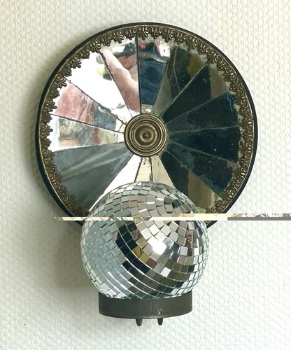Miroir soleil ancien - miroir,
