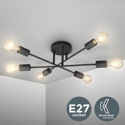 Plafonnier design vintage - , noir