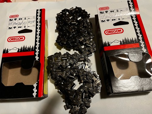 Lot chaînes oregon - 2, neuve
