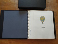 Album timbre Lindner noir avec étui Années 2005 à 2007 Bon état complet