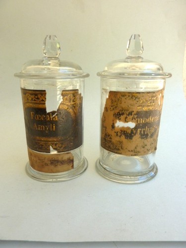 Pots pharmacie en verre - 2,