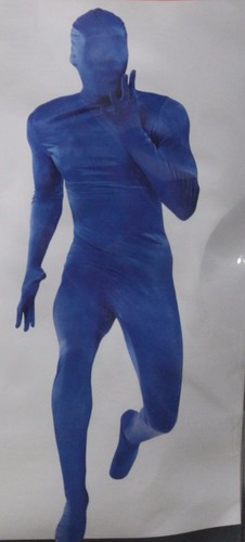 Bleu costume peau - bleu,