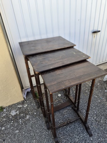 Anciennes tables gigognes art - anciennes,