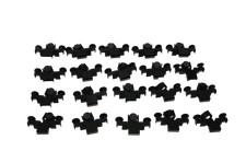 Lego® train 20 9V RC chemin de fer voie ferrée amortisseur avec aimant en NOIR