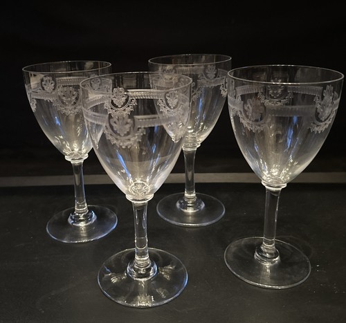 Verres eau cristal de - 4, en