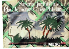 Advertising 03 24 1980 Phildar Wool Winter Garden 2 Pages