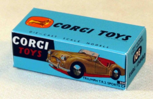 Corgi toys boite vide repro - corgi,