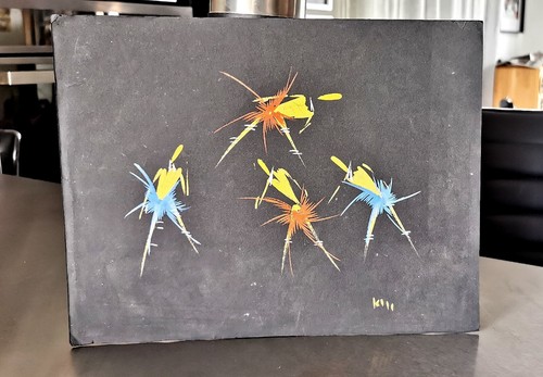Peinture africaine gouache sur