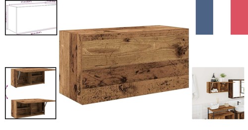 Armoire murale vieux bois - armoire,