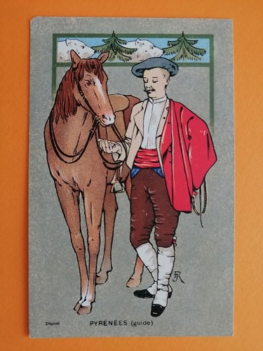 Old postcard illustration