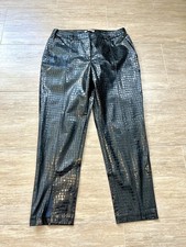 pantalon T42 pvc noir imprimé