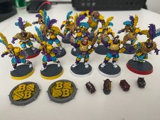 Bloodbowl Imperial Nobility Team: The Bögenhafen Barons x13 - Very Well Painted