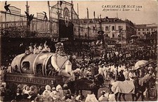 Old postcard Carnival of NICE 1922 - apartment for rent (203574)