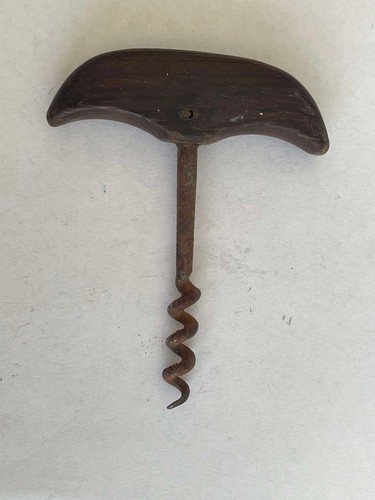 Ancien tire bouchon manche - manche, en