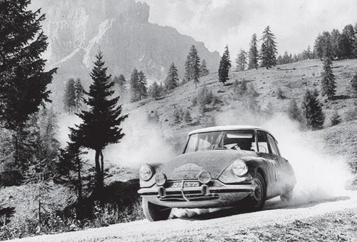 Carte postale citroën ds - postale,