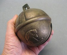 GRELOT BRONZE D'ATTELAGE CHEVAL POSTE DILIGENCE