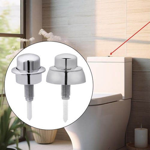 Bouton toilette round - bouton, de