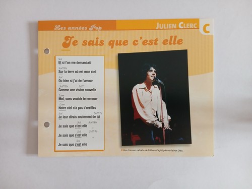Carte fiche julien - carte,