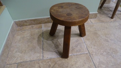 Veritable tabouret bois style - tabouret,