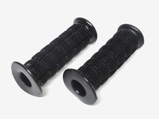 NOS Vintage Motorcycle Grips Set 1" - Chopper Bobber Waffle Kawasaki Suzuki