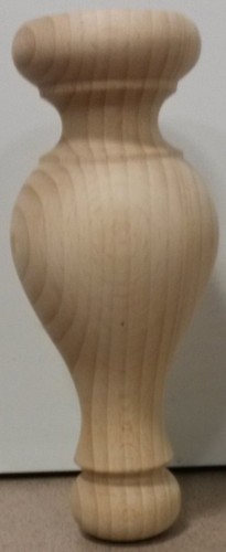 Pied bois baroque - bois, de