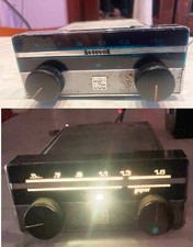 beautiful 60's AUTOVOX PIPER MINI CAR RADIO - LIGHTS UP with rare dashboard