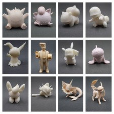 POKEMON T-ARTS Pikachu Gengar Piplup Eevee 2-3 inch Figure Prototype