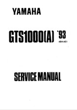 1993 Yamaha GTS1000 Service Manual