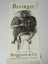 BERINGER  AFFICHE EXPOSITION