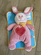 Doudou Peluche Lapin Rose Tex