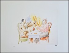 Fernando Botero Men Drinking