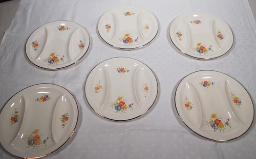 Longwy plates with - 6,