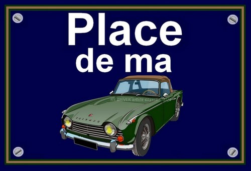 Plaque place ma triumph - ", de