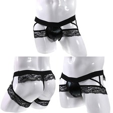 Boxer sexy dentelle slip gay