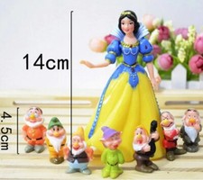 Lot de 8 figurines Blanche