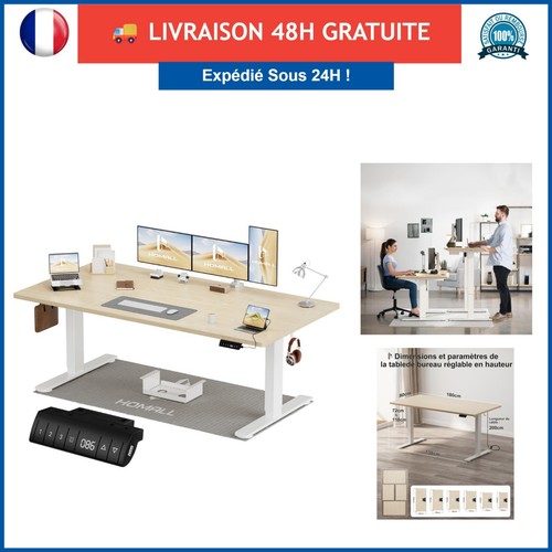 Bureau assis debout - assis,