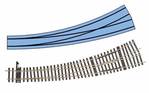 Aiguillage arc gauche lenz - aiguillage,