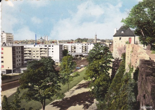 Cpsm caen rempart chateau - du,