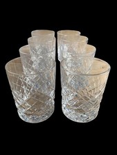 Lot 8 Verres A Whisky Cristal