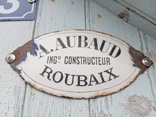 ANCIENNE PLAQUE EMAILLEE