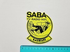 Autocollant Saba TV Radio G