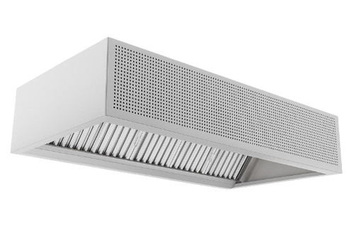 Hotte cubique statique inox - hotte,
